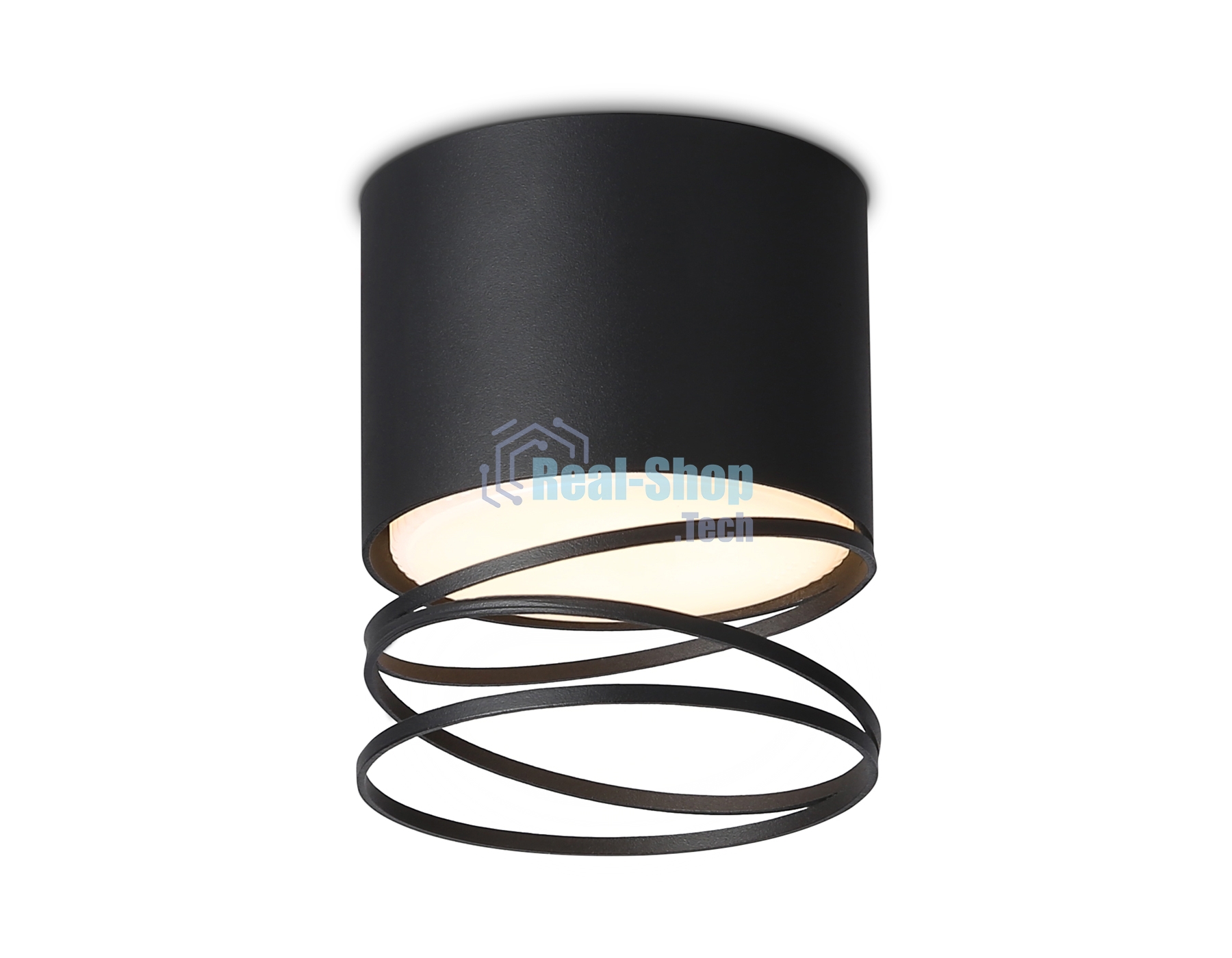 Светильник Ambrella light TN71105 BK черный GX53 max 12W D82*110