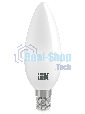 Лампа светодиодная IEK LLE-C35-7-230-40-E14 ECO C35 свеча 7Вт 230В 4000К E14