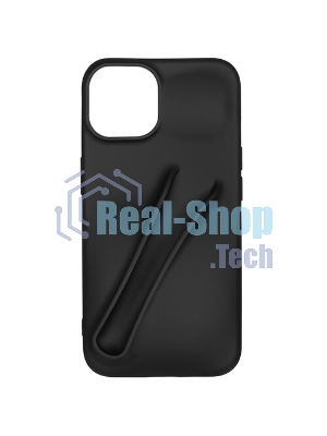 Чехол (клип-кейс) BoraSCO для Apple iPhone 14 черный (70822)