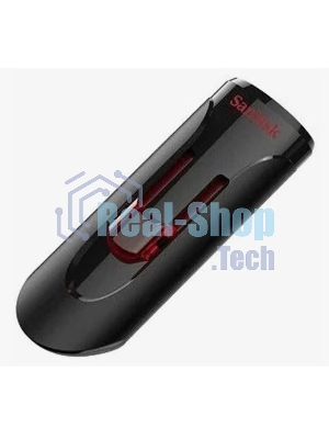 Флешка USB Sandisk CZ600 Cruzer Glide (SDCZ600-032G-G35), 32Gb, USB 3.0, R/W 100/20, черный
