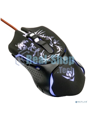 Мышь проводная Nakatomi MOG-25U черный, 2400 dpi, USB, кнопки - 6