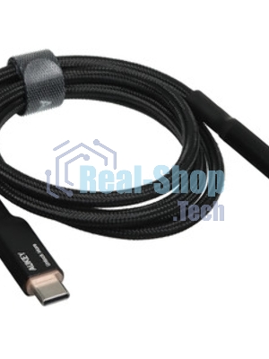 Кабель Aukey Nylon Braided 100w LCD 1m черный