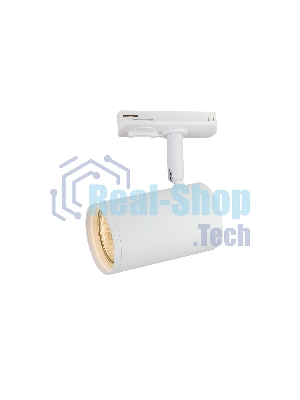 Трековый однофазный светильник со сменной лампой Ambrella light GL5128 WH белый GU10 max 12W