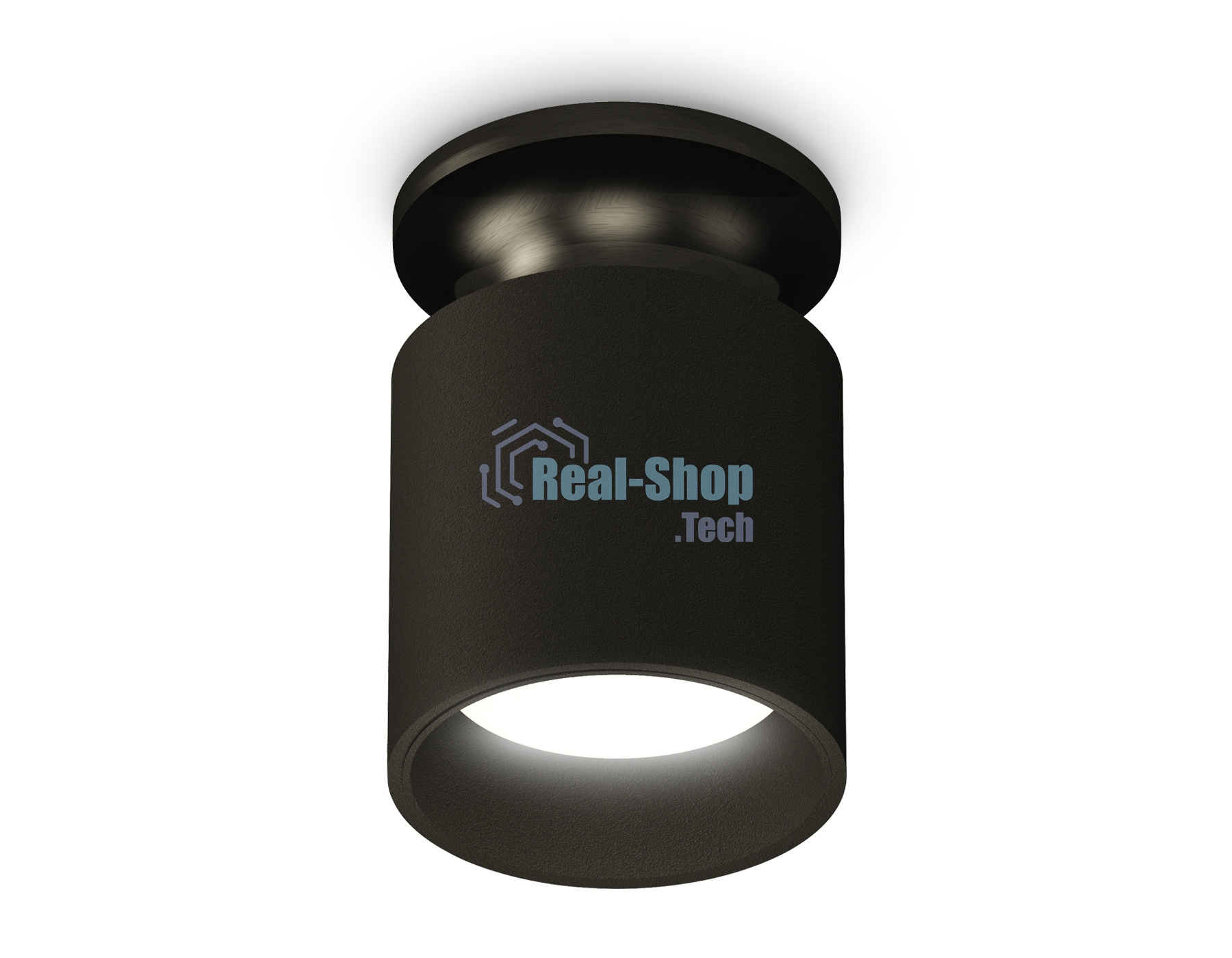 Светильник Ambrella Light XS6302101 SBK/PBK черный песок/черный полированный MR16 GU5.3 (N6902, C6302, N6111)