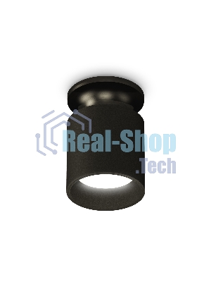 Светильник Ambrella Light XS6302101 SBK/PBK черный песок/черный полированный MR16 GU5.3 (N6902, C6302, N6111)