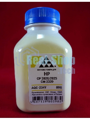 Тонер HP CP2020/2025/CM2320 Yellow, (фл.80г.) AQC фас. Россия