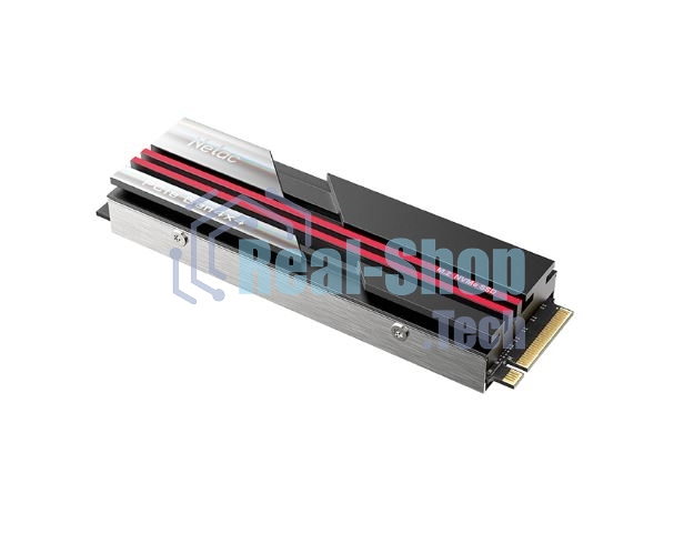 Накопитель SSD Netac NV7000, 2Tb, M.2 2280, PCIe 4.0 x4, NVMe, R/W 7200/6800, с радиатором