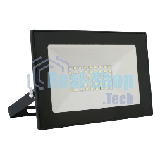 Прожектор уличный Ultraflash LFL-7001 C02 светодиодный 70Вт корп.мет./стек.черный (13328)