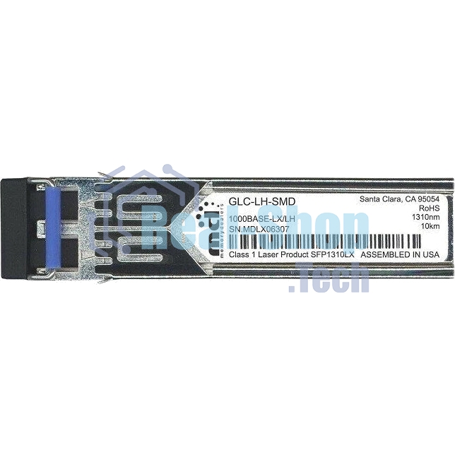 Модуль GLC-LH-SMD= 1000BASE-LX/LH SFP transceiver module, MMF/SMF, 1310nm, DOM
