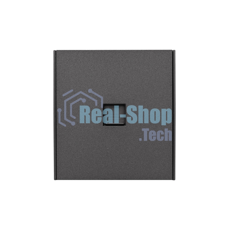 Розетка компьютерная Kranz STRONG компьютерная RJ45 кат6 с/у графит