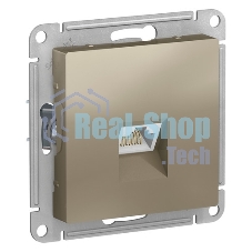 Механизм розетки компьютерной AtlasDesign RJ45 шампань SchE ATN000583