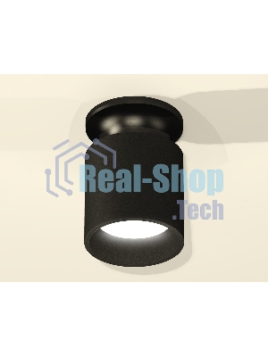 Светильник Ambrella Light XS6302101 SBK/PBK черный песок/черный полированный MR16 GU5.3 (N6902, C6302, N6111)
