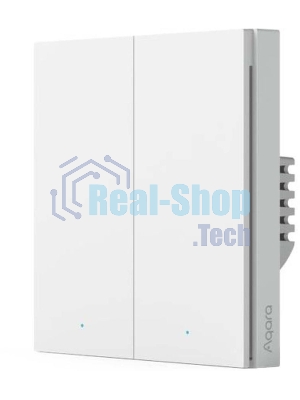 Выключатель умный Aqara Smart wall switch H1 (with neutral, double rocker) WS-EUK04