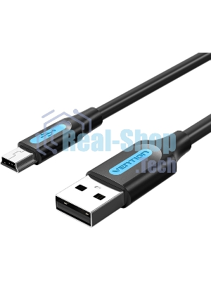 Кабель Vention USB 2.0 AM/mini B 5pin - 1м