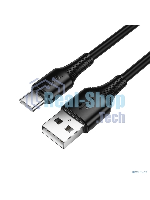 Кабель USB HOCO X120 Type-C/ 1m/ 3A/ черный