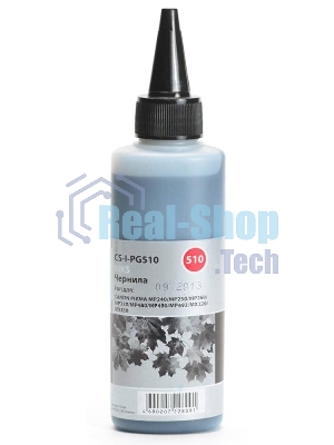 Чернила Cactus CS-I-PG510 черный (100мл) Canon PIXMA MP240/MP250/MP260/MP270/MP480
