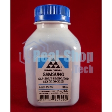 Тонер Samsung CLP 300/315/320/325/360/415/500/510/600/610/660/CLX3300/3305 Cyan, (фл.45г.) AQC фас. Россия