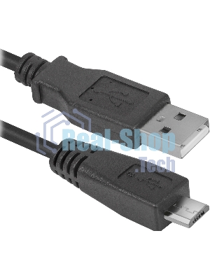 Кабель Defender USB08-06 USB 2.0 кабель для соед. USB 2.0 AM-MicroBM,1.8м, PolyBag