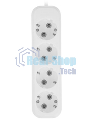 Удлинитель с заземлением Defender R340 16 А, 3 м, заземление