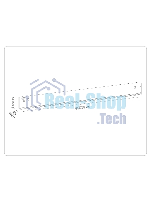Трековый светильник GL2340 BK черный IP20 20W 3CCT 3000-6400K 48V 400*10*37