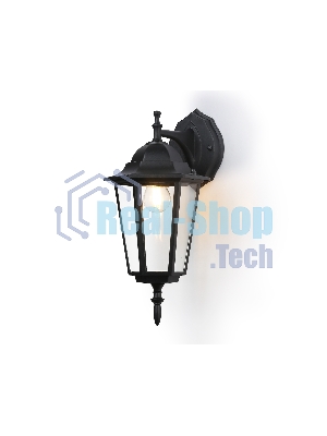 Уличный настенный светильник Ambrella light ST2018 BK/CL черный/прозрачный IP54 E27 max 40W 360*150*210