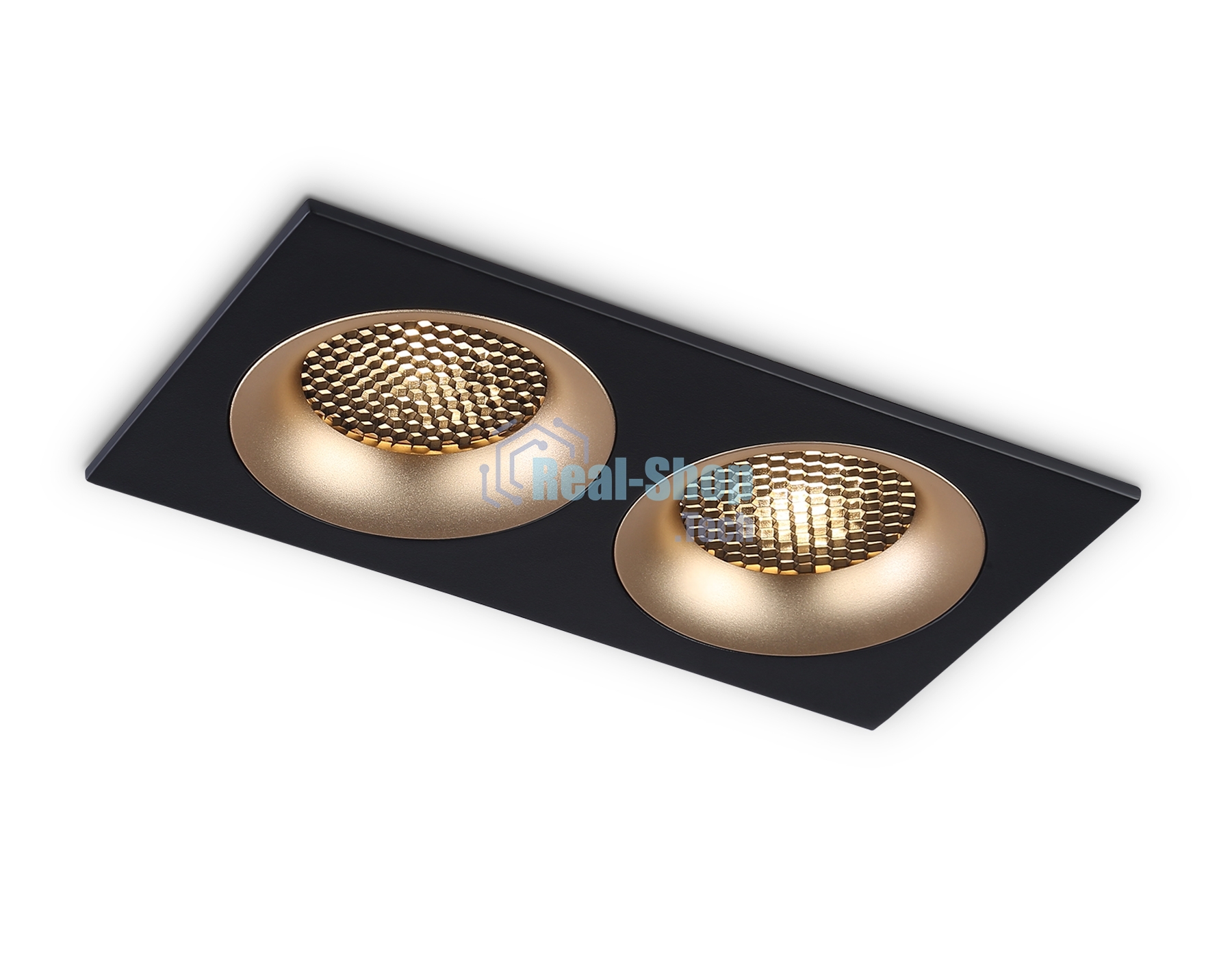 Светильник Ambrella light TN102735/2 BK/GD черный/золото GU5.3 175*92*23