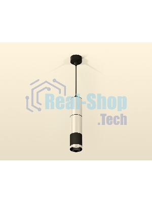 Светильник Ambrella Light XP6302001 PSL/SBK серебро полированное/черный песок MR16 GU5.3