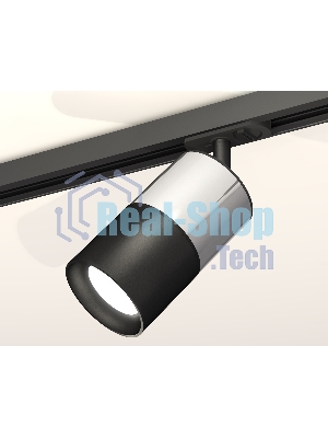 Светильник Ambrella light XT7402071 SBK/PSL/PBK черный песок/серебро полированное/черный полированный MR16 GU5.3
