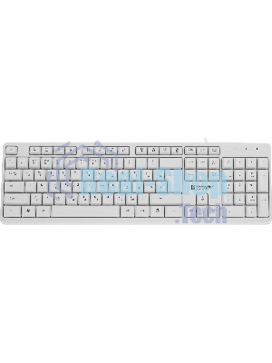 Комплект клавиатура+мышь Defender Motion C-977 проводной, USB, 1600 DPI, белый