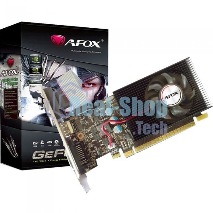 Видеокарта AFOX Geforce GT730 4Gb DDR3 128Bit DVI HDMI VGA LP Single Fan