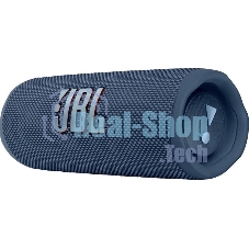 Портативная акустика JBL Flip 6 синий, Bluetooth 5.1, время воспроизведения 12 ч, емкость аккумулятора 4800 mAh, время заряда 2,5 ч, синий