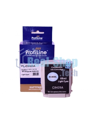 Картридж струйный ProfiLine PL-C9428A (№85) для принтеров HP DesignJet 30/90/130 с чернилами Light Cyan