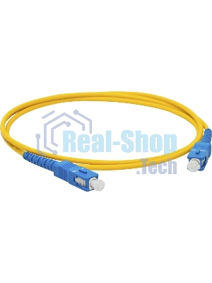 Патч-корд LANMASTER LAN-SC-SC/SU-2.0 1x9/125 OS2 SC-SC 2м LSZH желтый