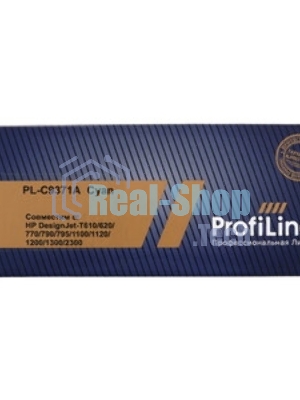 Картридж струйный ProfiLine PL-C9371A (№72) для HP DesignJet T1120ps/T1200/T2300/T1100 MFP Cyan