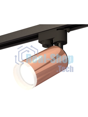 Светильник Ambrella light XT6326012 PPG/SBK/FR золото розовое полированное/черный песок/белый матовый MR16 GU5.3