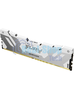 Оперативная память Kingston Fury Renegade, DDR5, 32Gb (1x32Gb), 6400MHz, CL32, DIMM, радиатор, белый