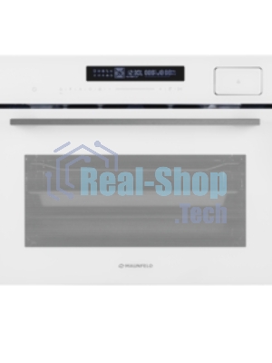 Духовой Шкаф электрический с паром Maunfeld MCMO5016STGW, 50л, дверца с 2 стеклами, белый