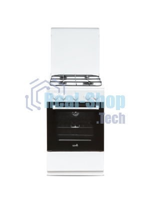 Плита газовая Cezaris ПГ 2150-00 белый, конфорок 4 шт, духовка 43 л, 51 см x 85 см x 55 см