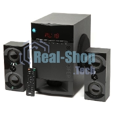 Акустическая система Dialog Progressive AP-230 BLACK акустические колонки 2.1, 35W+2*15W RMS, Bluetooth, USB+SD reader