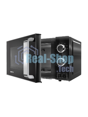 Микроволновая печь Centek CT-1570 черный, 23 л, 900 Вт, переключатели - поворотный механизм
