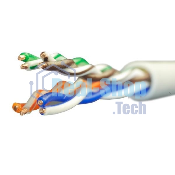 Кабель витая пара U/UTP cat.5e 4х2х24AWG solid CU PVC Standart (м) SUPRLAN