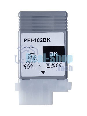 Картридж струйный Sakura 0895B001 (PFI-102BK) для Canon, черный, 130 мл.