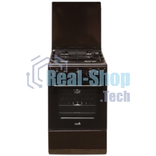 Плита газовая Cezaris ПГ 2150-05 коричневый, конфорок 4 шт, духовка 43 л, 50 см x 85 см x 50 см