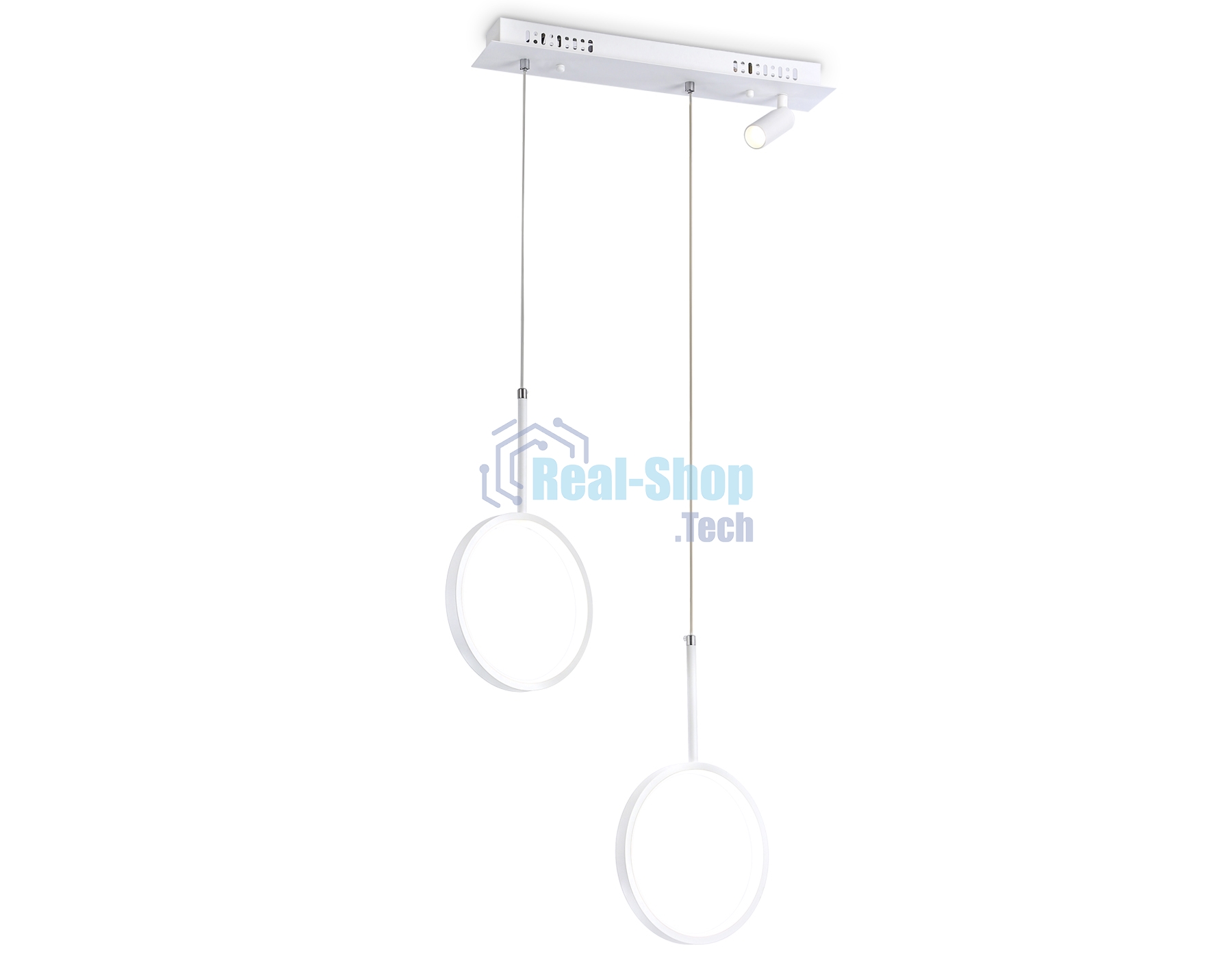Светильник Ambrella light FL5272/2+1 WH белый 38W 3000K/4200K/6400K+4200K 500*90*1200 (ПДУ ИК)
