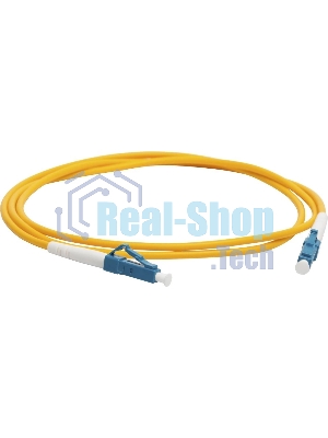 Патч-корд оптический LANMASTER, LSZH, дуплексный, SC/UPC-SC/UPC, SM OS2, 1.0 м