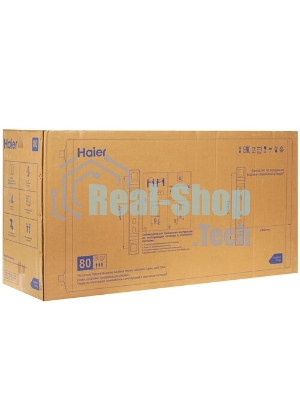 Водонагреватель электрический Haier ES80V-F4 INOX серебристый, накопительный, 80 л, 2 кВт
