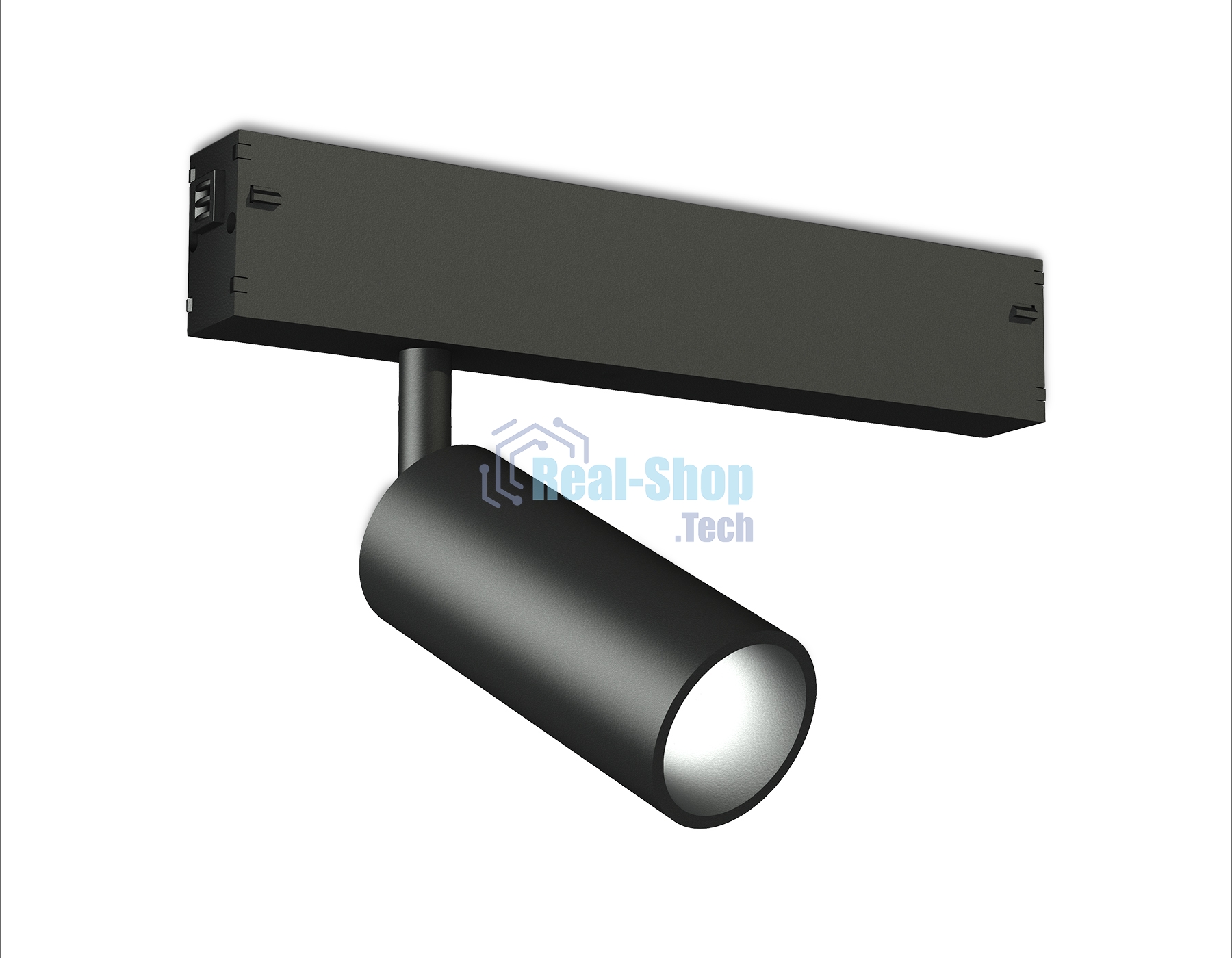 Светильник светодиодный трековый для шинопровода Magnetic Ambrella light GL1610 BK черный IP20 7W 4200K 220V 36° D35*80 (Без ПДУ)