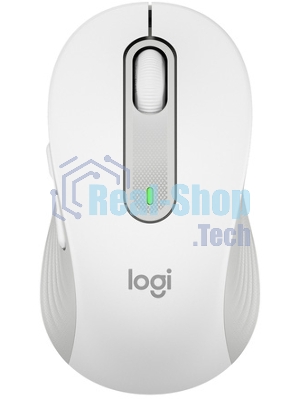 Мышь беспроводная Logitech Signature M650 белый, 4000 dpi, радиоканал, Bluetooth, USB, кнопки - 5