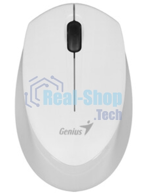 Мышь беспроводная Genius NX-7009 белый/серый, 1200 dpi, радиоканал, USB, кнопки - 3