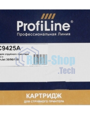 Картридж струйный ProfiLine PL-C9425A (№85) для принтеров HP DesignJet 30/90/130 с чернилами Cyan